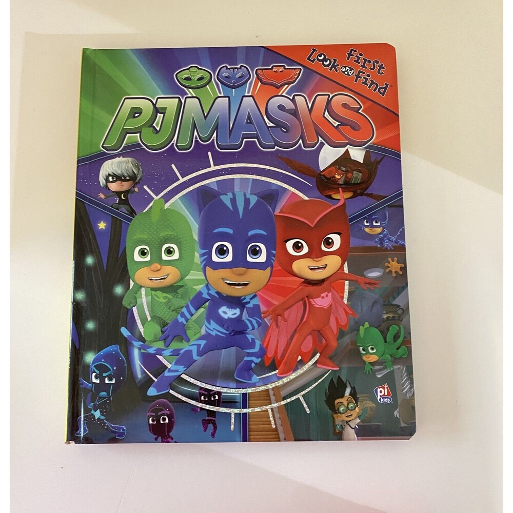 Superhero Children Kids Juvenile Book P J Masks First Look & Find Book Disney